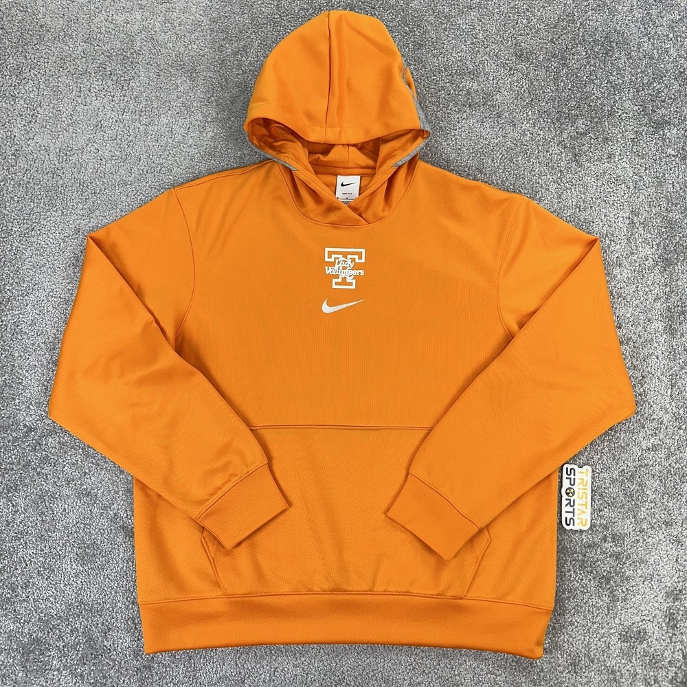 Tennessee Lady Volunteers Hoodie Mens Medium Orange Nike Dri-FIT PE Team Issue